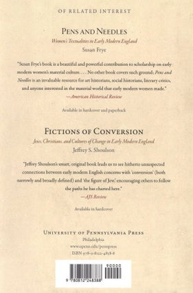 Beyond the Cloister: Catholic Englishwomen and Early Modern Literary Culture