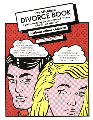 Item #1080 The Michigan Divorce Book without Minor Children. Alan Bloomfield