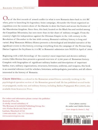 Brief Romanian Military History
