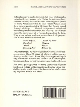 Indian Summer: A Native American View of Nature