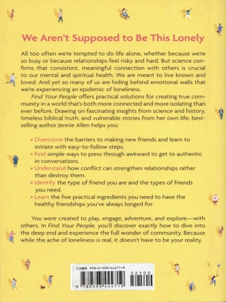 Find Your People: Building Deep Community in a Lonely World