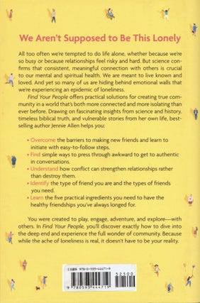 Find Your People: Building Deep Community in a Lonely World