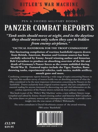 Panzer Combat Reports (Hitler's War Machine)