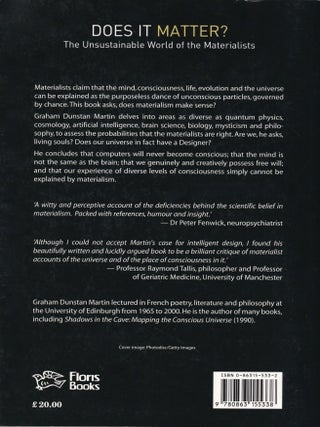 Does It Matter?: The Unsustainable World of the Materialists