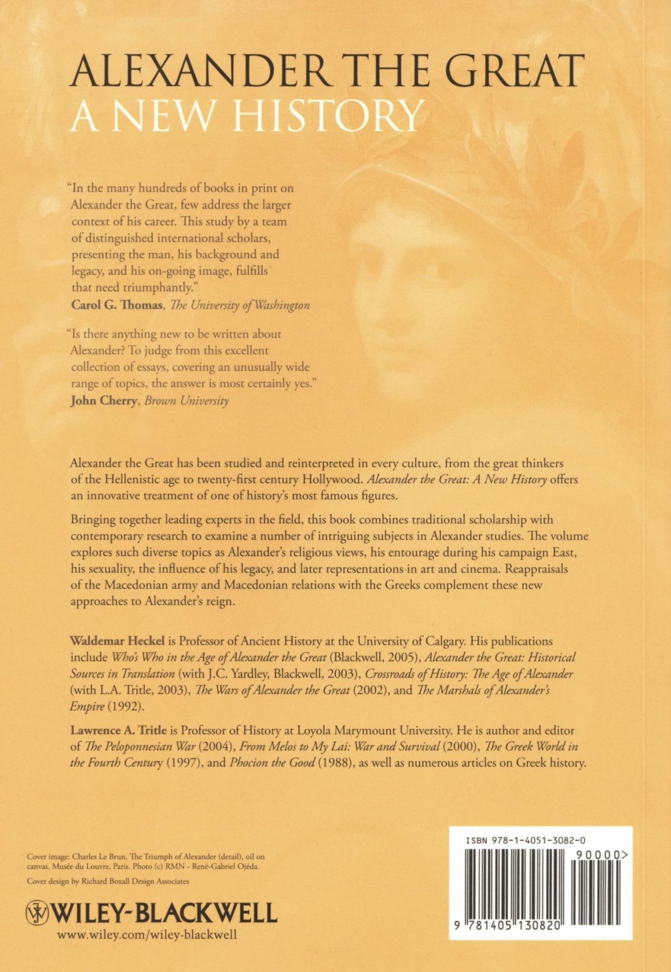 Alexander the Great: A New History | Waldemar Heckel, Lawrence A. Tritle