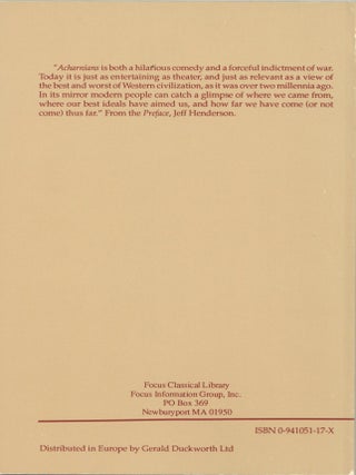 Aristophanes' Acharnians