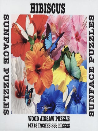Hibiscus: Wood Jigsaw Puzzle (255 Pieces)