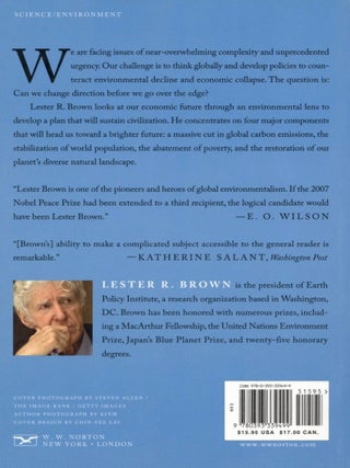 World on the Edge: How to Prevent Environmental and Economic Collapse