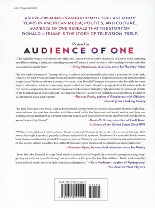 Audience of One: Donald Trump, Television, and the Fracturing of America