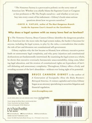 The Nonsense Factory: The Making and Breaking of the American Legal System