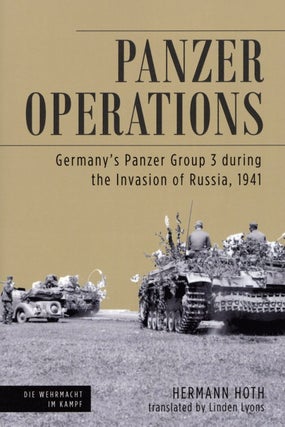 Item #2636 Panzer Operations: Germany's Panzer Group 3 During the Invasion of Russia, 1941 (Die...