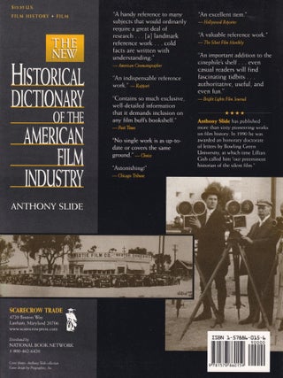 The New Historical Dictionary of the American Film Industry