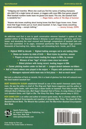 The Baseball Maniac's Almanac: The Absolutely, Positively, and Without Question Greatest Book of Facts, Figures, and Astonishing Lists Ever Compiled