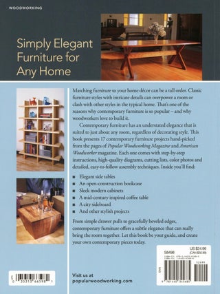 Contemporary Furniture: 17 Projects You Can Build