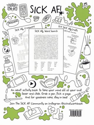 Sick AF!: An Adult Activity Workbook