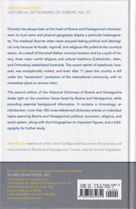 Historical Dictionary of Bosnia and Herzegovina (Volume 57) (Historical Dictionaries of Europe, 57)
