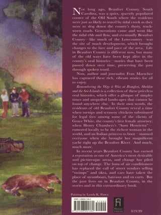Remembering the Way it Was at Beaufort, Sheldon and the Sea Islands (American Chronicles)
