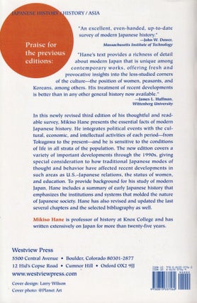 Modern Japan: A Historical Survey, Third Edition