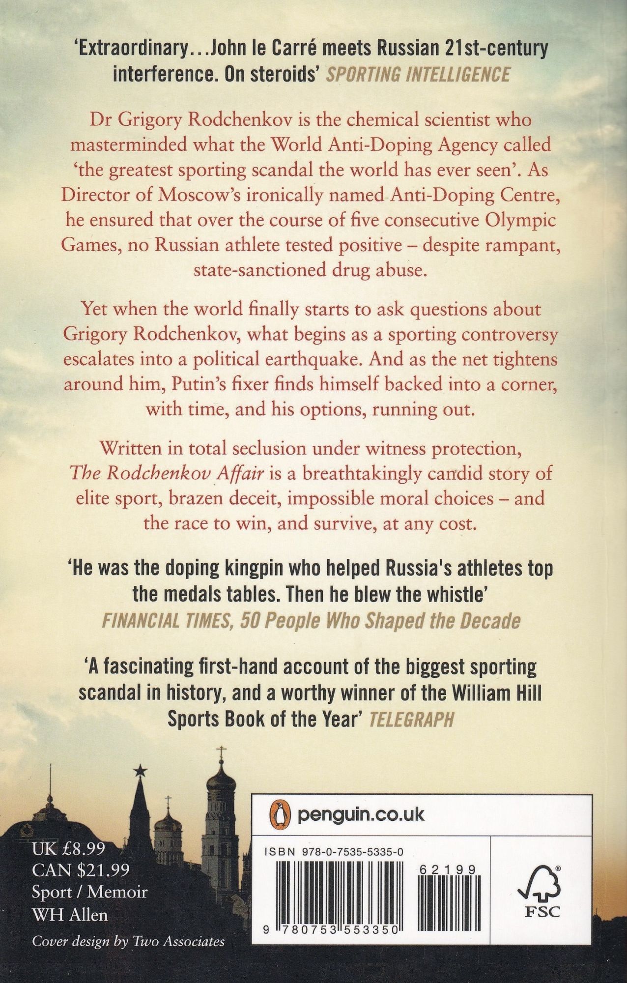 Rodchenkov Book The Rodchenkov Affair: How I Brought Down Russia's Secret Doping Empire ...