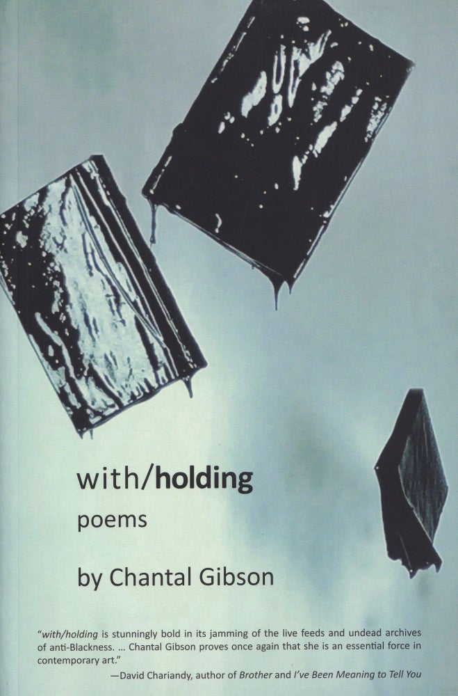 Item #855 with/holding Poems. Chantal Gibson.